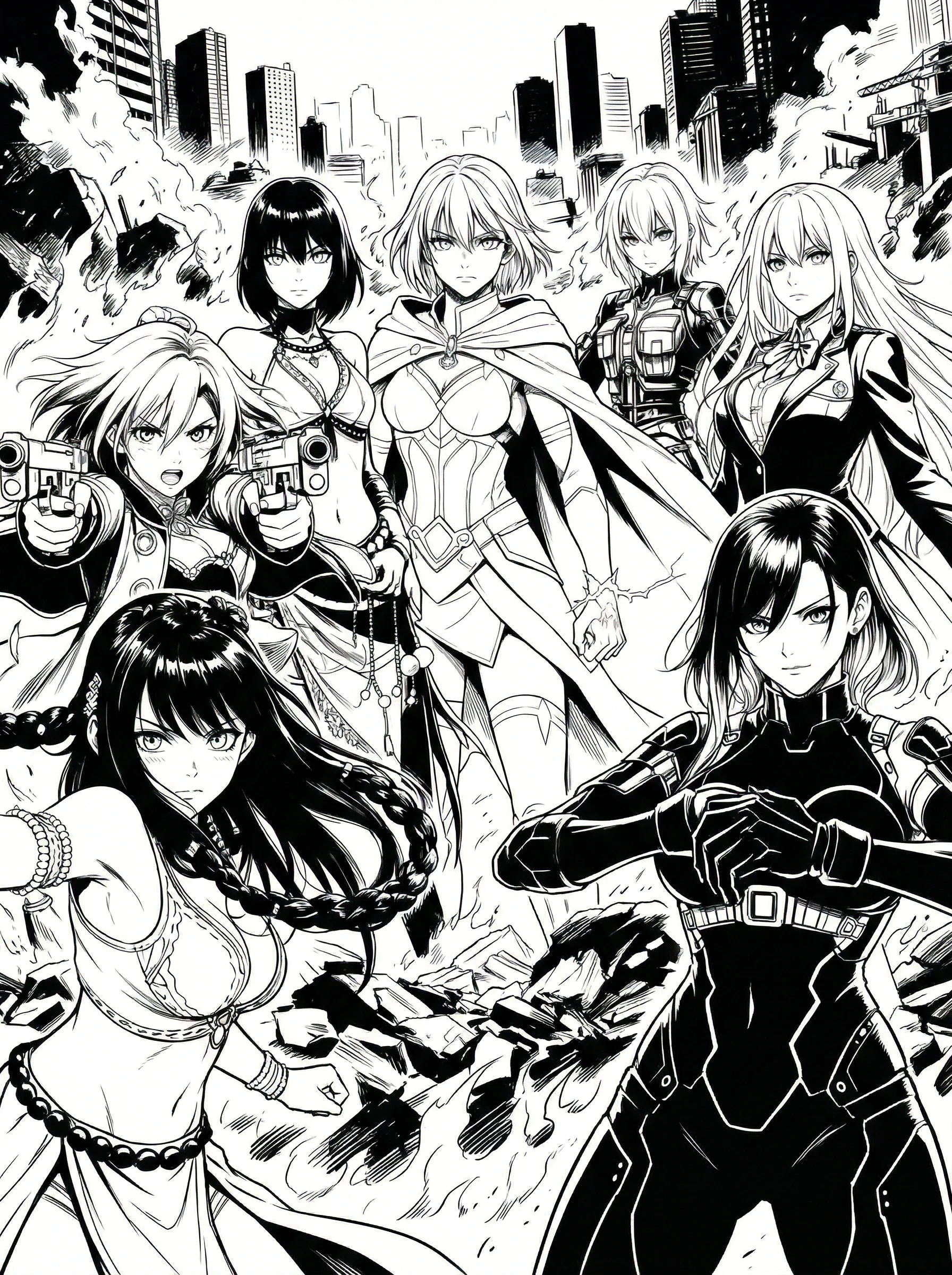 Manga en noir et blanc en un clic_image 